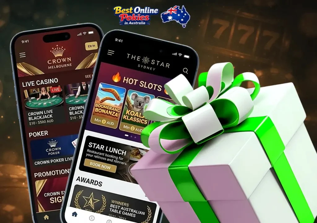 The best online pokies bonuses for Australian players in 2026.